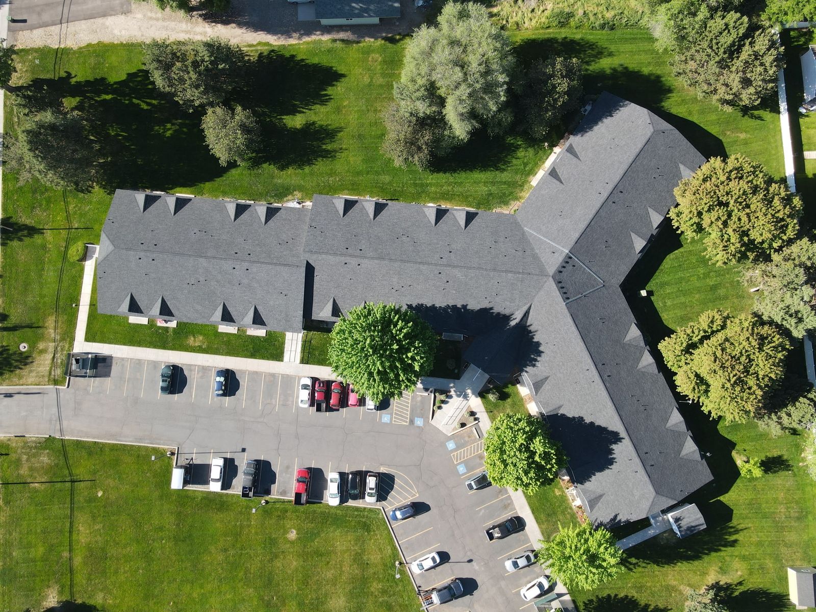 Apartment building reroof